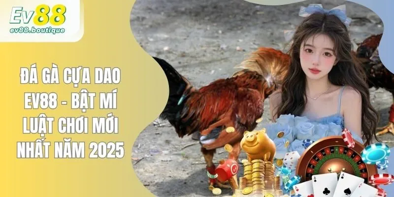 Đá Gà Cựa Dao EV88 - Bật Mí Luật Chơi Mới Nhất Năm 2025