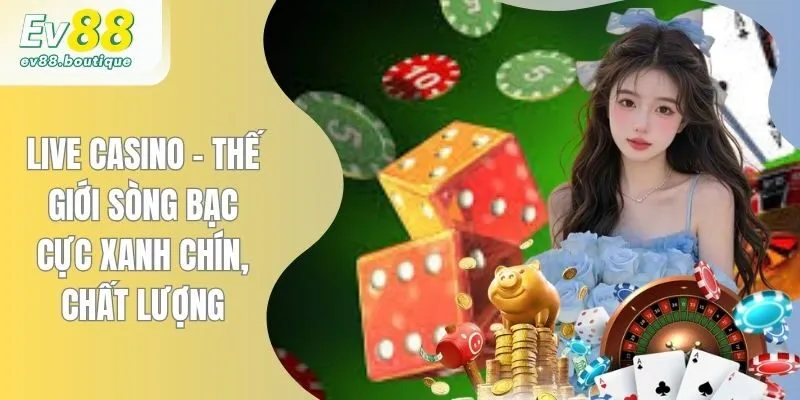 Live Casino - Thế Giới Sòng Bạc Cực Xanh Chín, Chất Lượng